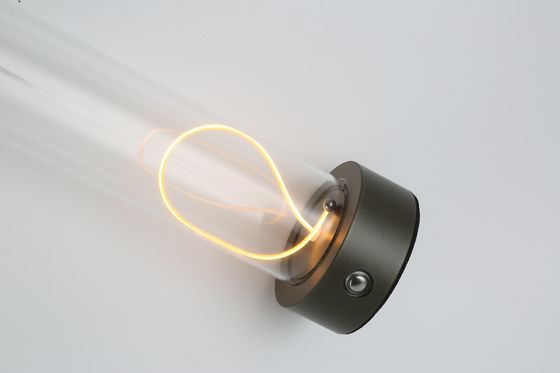 মিনিমালিস্ট ডেস্ক ল্যাম্প বেতার টেবিল ল্যাম্প এলইডি রিচার্জেবল আধুনিক নাইটস্ট্যান্ড লাইট ডিমমেবল