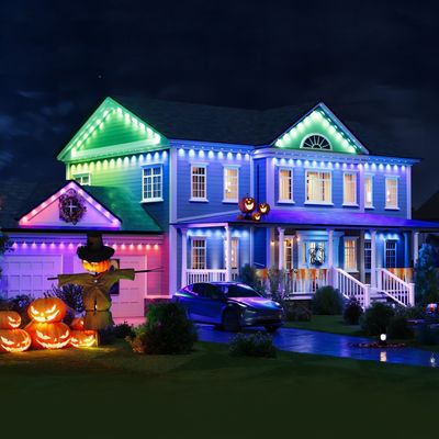 উজ্জ্বল 48W আরজিবিআইসি সিসিটি স্মার্ট ইভ আউটডোর লাইট বিবাহের জন্য জলরোধী ক্রিসমাস জন্মদিন পিসি এবিএস হাউজিং 90 °