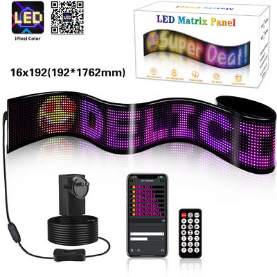 ইউএসবি ৫ভি নমনীয় ম্যাট্রিক্স প্যানেল স্ক্রিন ১৬*১৯২ পিক্সেল, বিভিন্ন ব্যবহারের জন্য