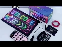 উচ্চ উজ্জ্বলতা 3500 নিট LED নমনীয় স্ক্রিন ব্লুটুথ সংযোগ 1330x192mm